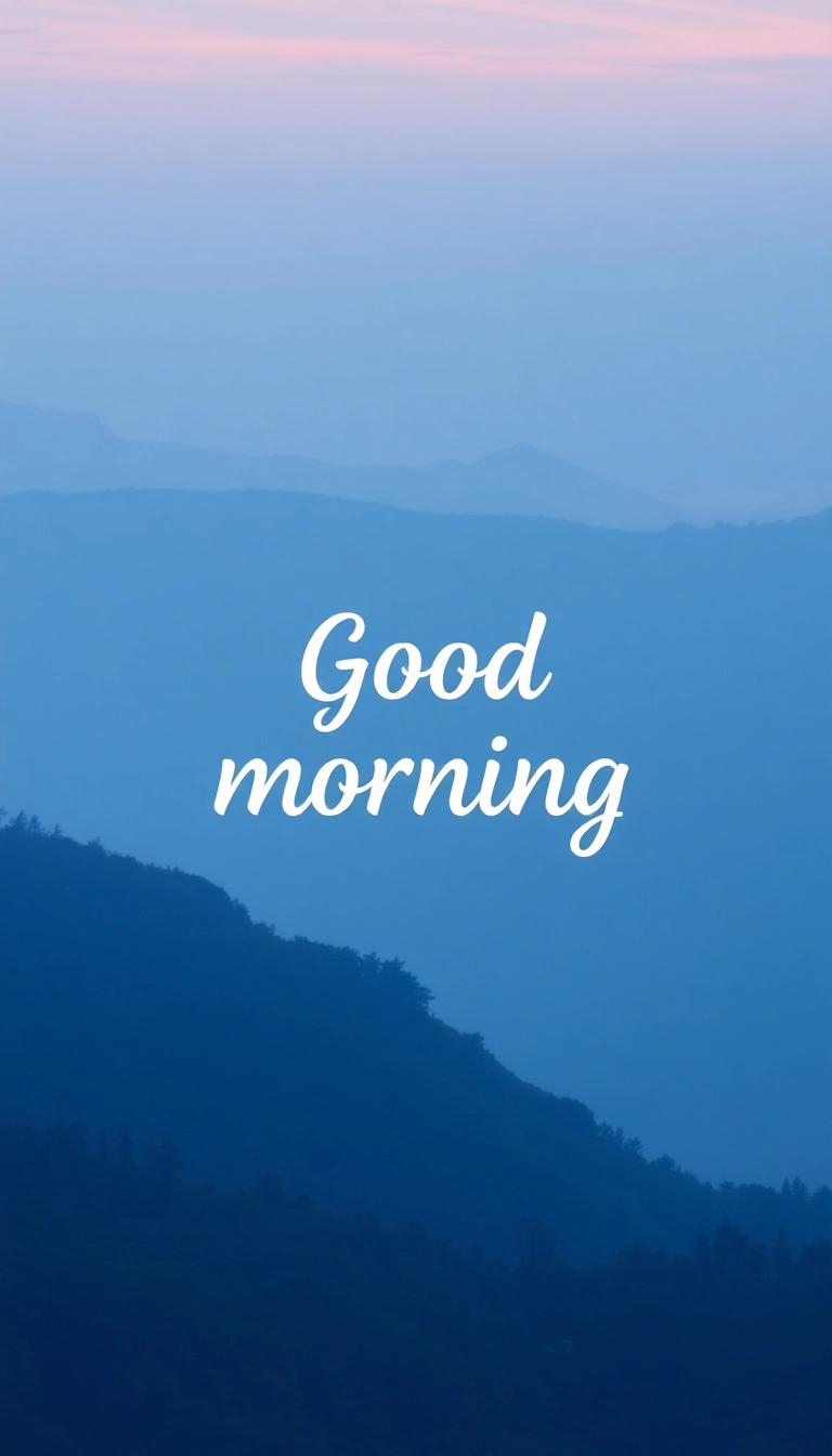 HD iPhone AI Good Morning Professional Wallpaper Copyright-Free Stock Photo